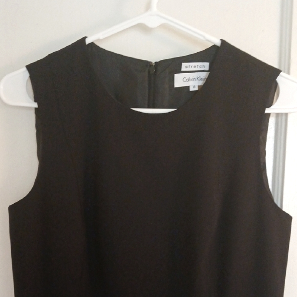 Calvin Klein Classic Black Midi Dress - Picture 4 of 12